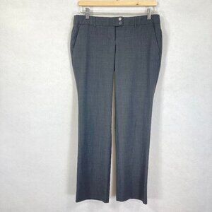 🔥 3/$15 🔥 Body by Victoria Fit Low Rise Flare Dress Pants Size 4 Short Gray